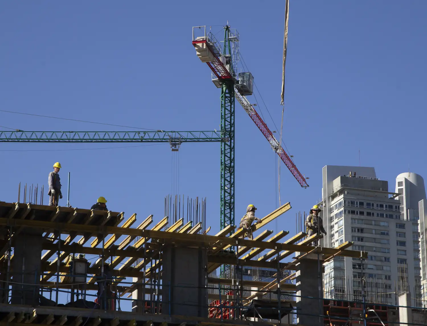 La construcción tuvo un aumentó 22,7 por ciento interanual.