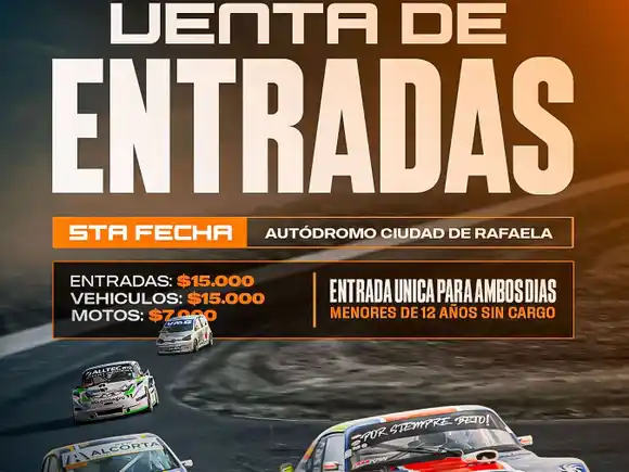 Fin de semana a puro motor en Rafaela: cronograma, regresos y ausencias destacadas en el Car Show