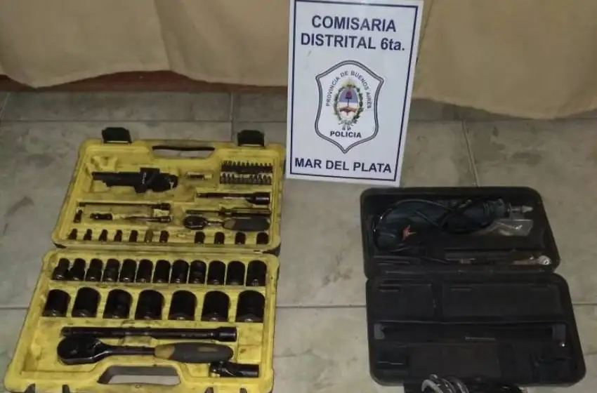 Aprehenden a joven acusado de robar herramientas y electrodomésticos