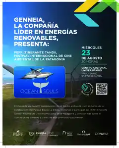 Genneia invitó a la comunidad a ser parte del Festival Internacional de Cine Ambiental de la Patagonia
