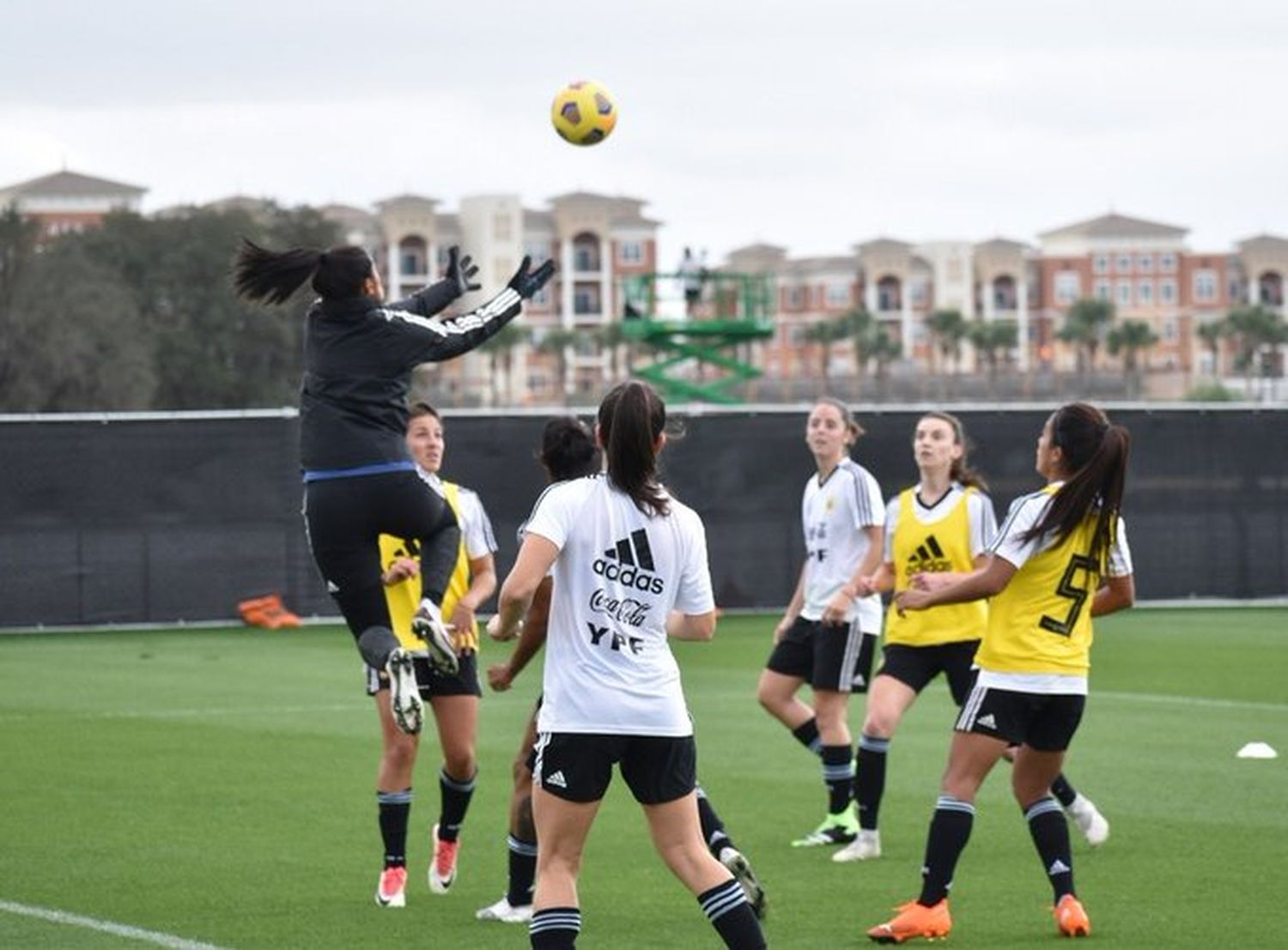 La selección tuvo su primer entrenamiento en Orlando
