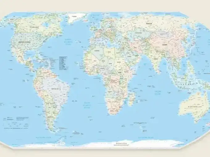 La ONU aprobó un nuevo mapa que refleja el tamaño real de África