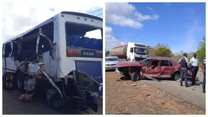 ¡CUÁDRUPLE CHOQUE! CONMOCIONA a Falcón: el saldo es de cuatro muertos y 10 lesionados