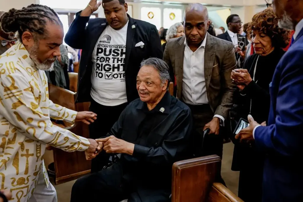 Jesse Jackson, histórico líder del movimiento por los derechos civiles en Estados Unidos. EFE