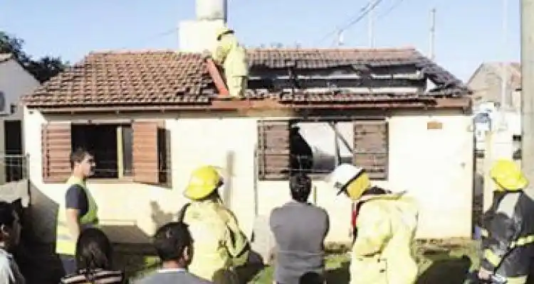 Bomberos sampedrinos por el temporal