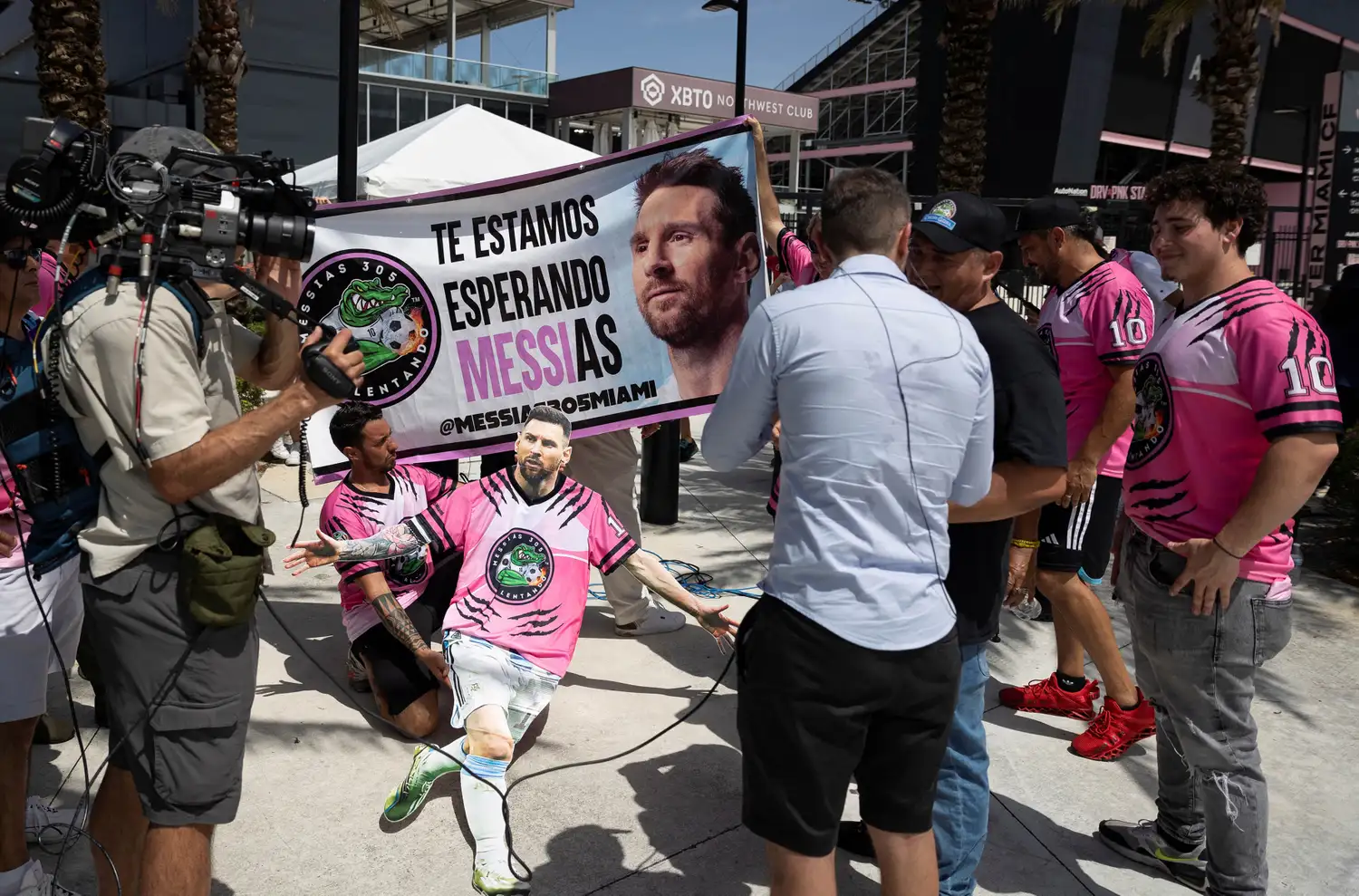 Messi realizó la primera práctica en Inter Miami