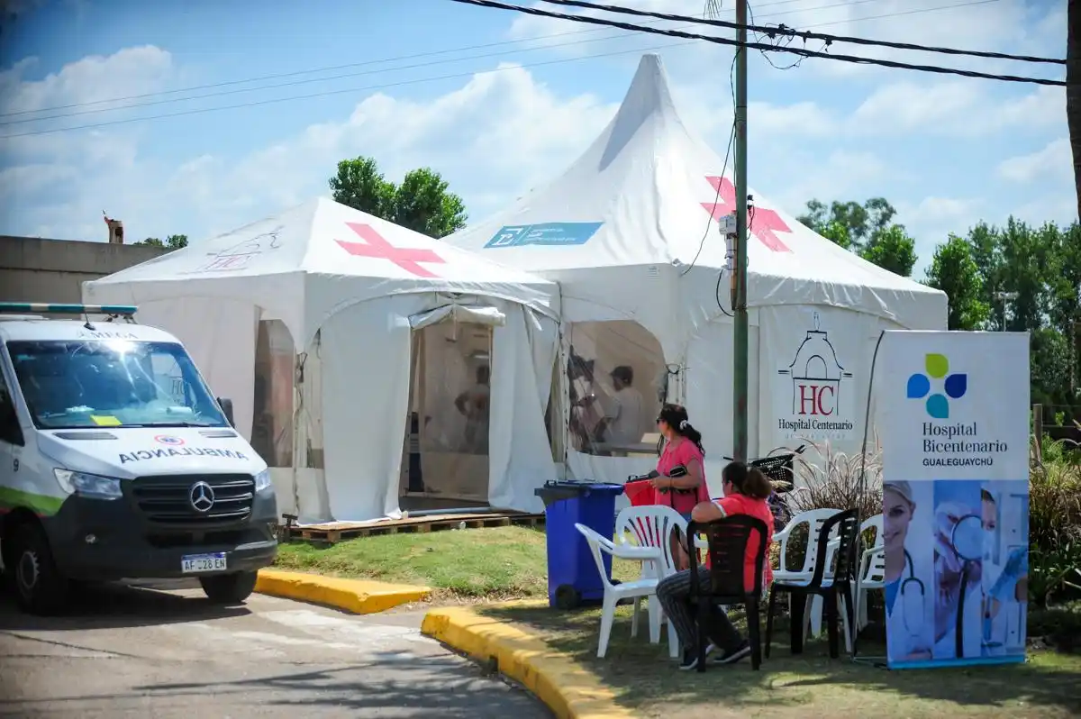 Se realizaron más de 70 atenciones en las carpas sanitarias instaladas en Costanera