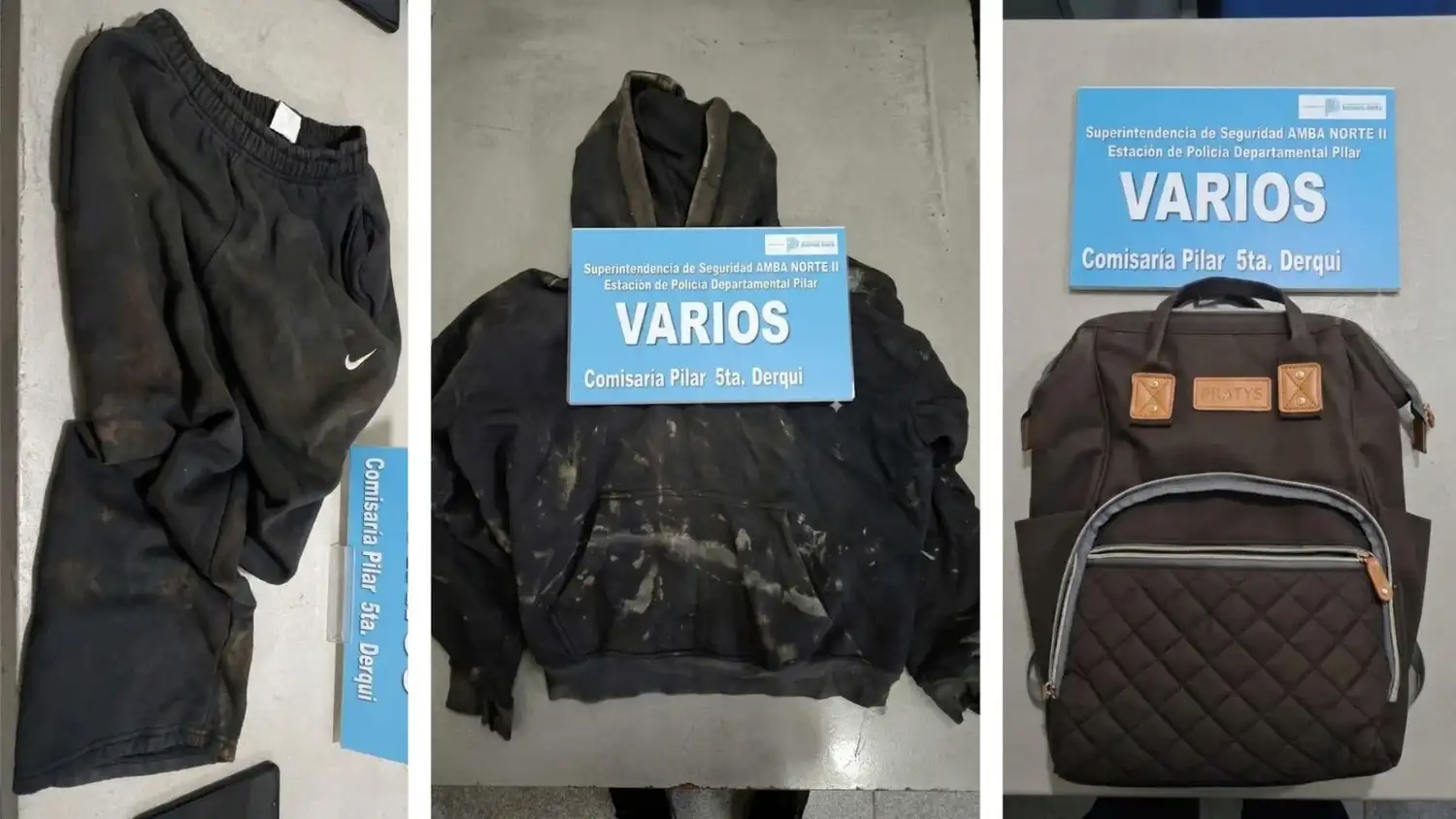 Elementos secuestrados por Policía