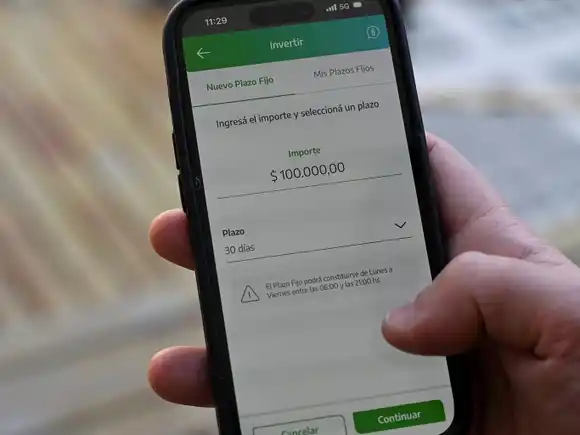 Cuenta DNI: ahora desde la app se puede invertir en plazos fijos a 30, 60 y 90 días