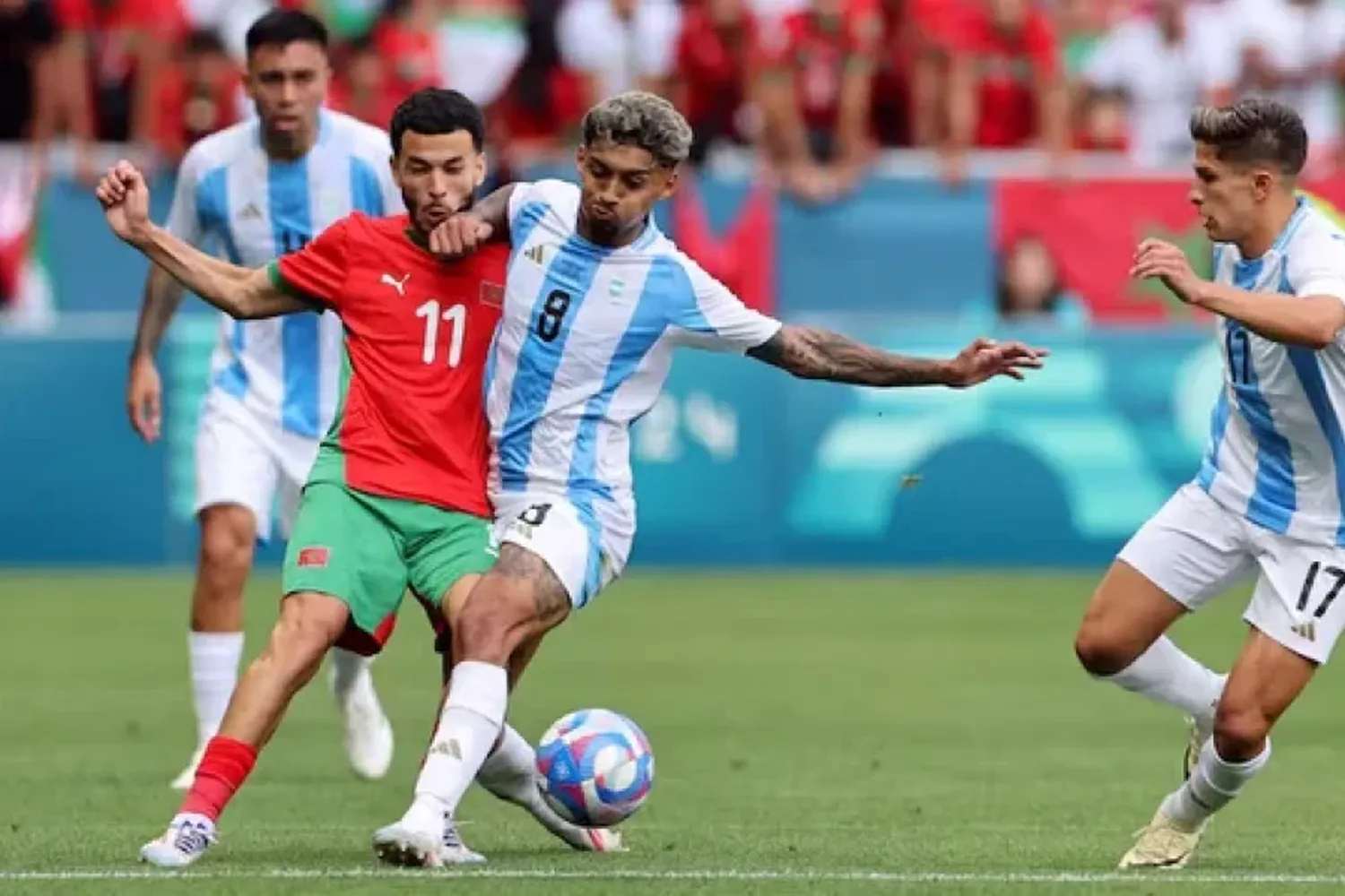 Escándalo en Paris: finalmente le anularon el gol a la Selección argentina Sub 23, que perdió ante Marruecos