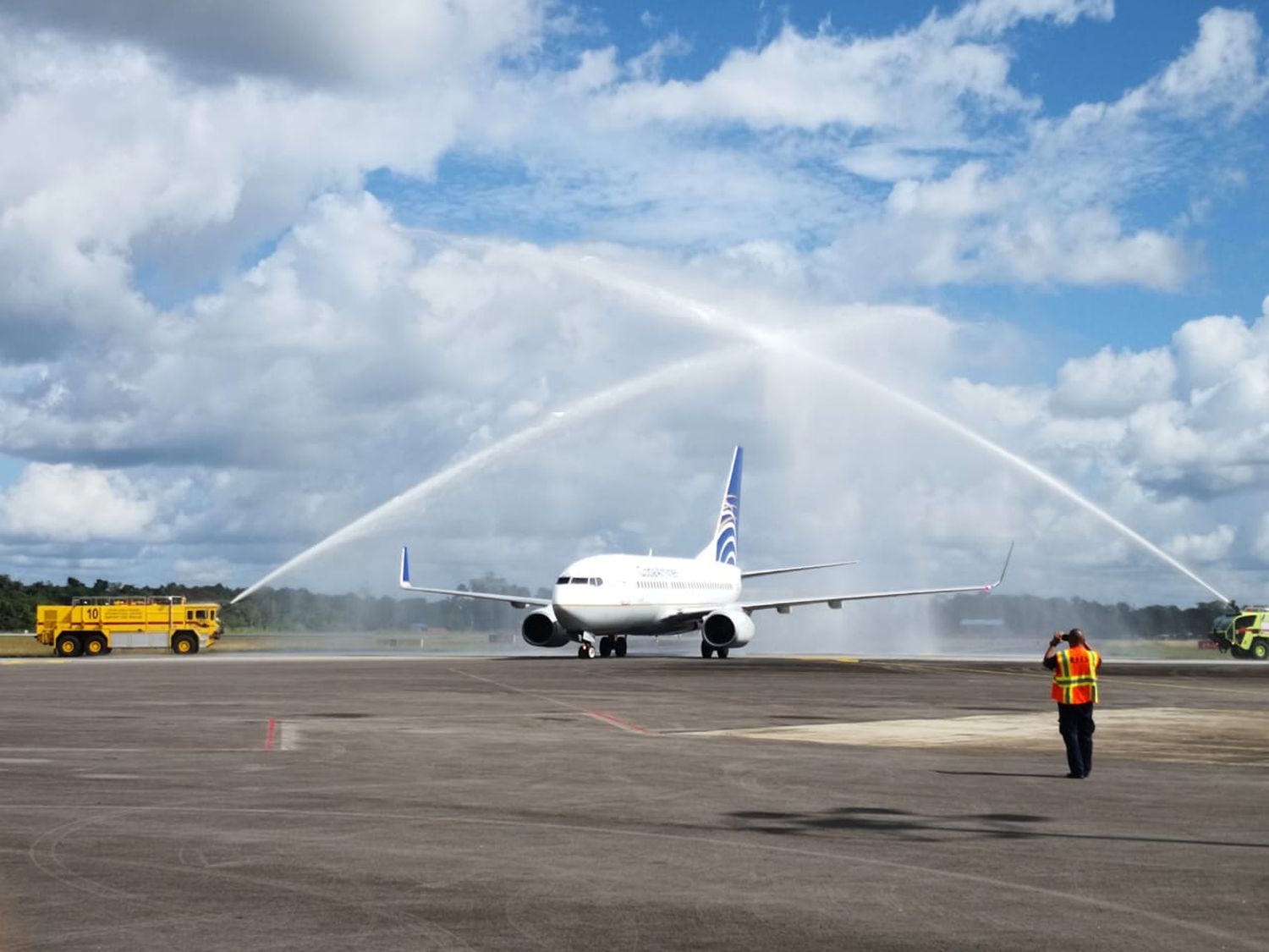 Copa Airlines inauguró sus vuelos a Paramaribo