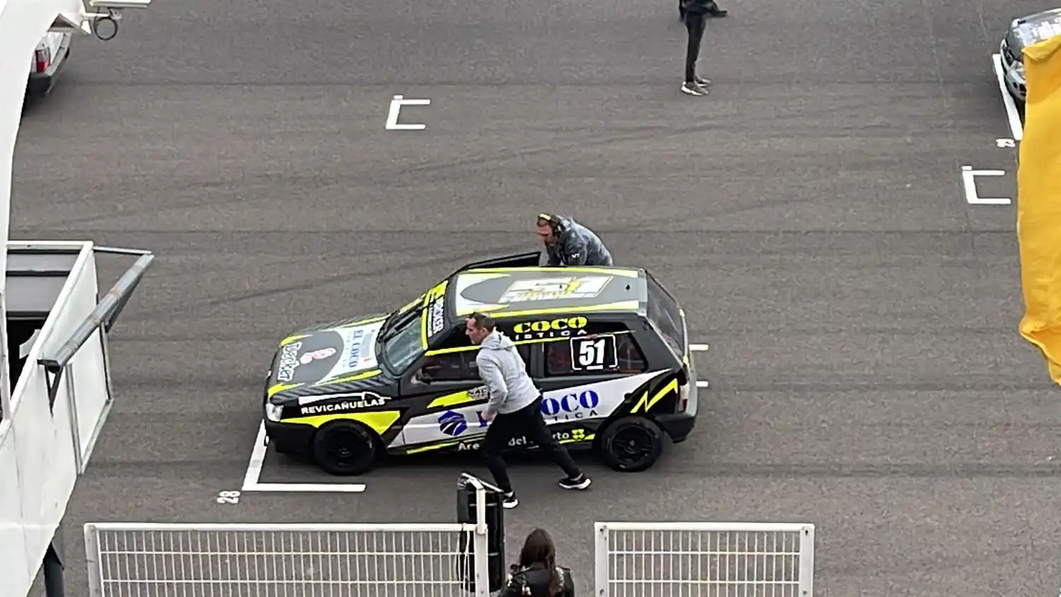 "Nacho" Fernández, en el Gálvez.