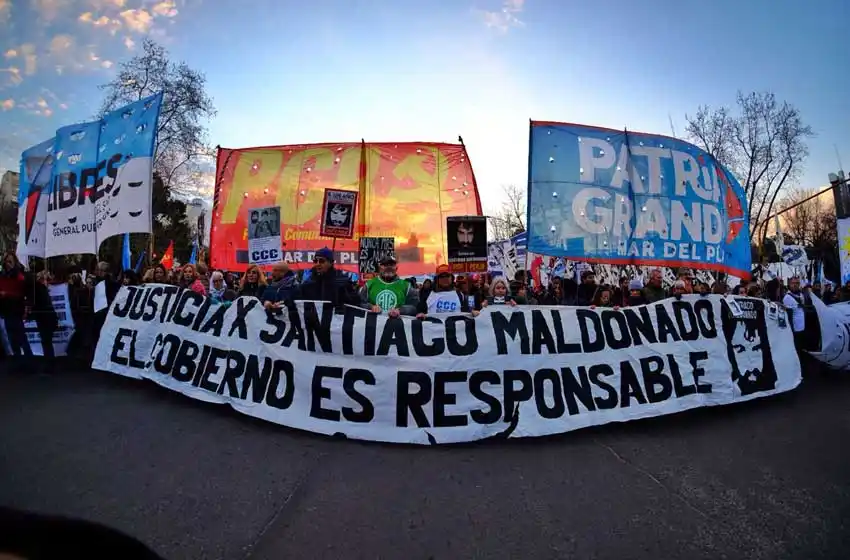 Organizaciones sociales exigieron justicia por Santiago Maldonado