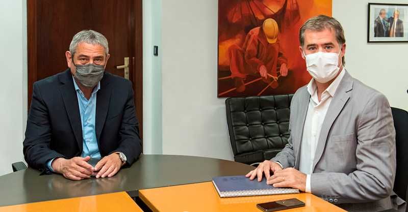 El intendente Piaggio se reunió con el ministro Ferraresi