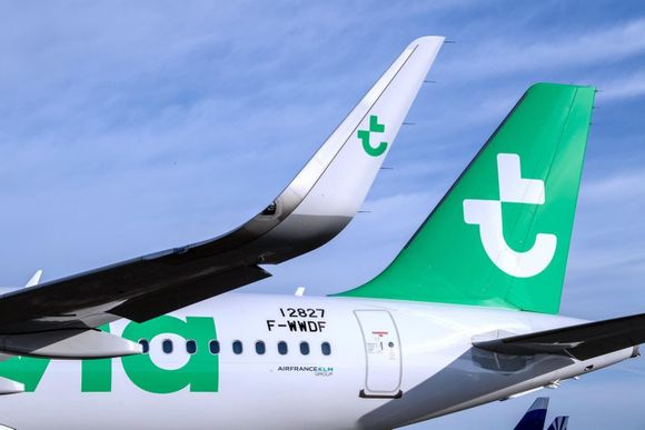 Un vistazo al primer A320neo con el nuevo livery de Transavia