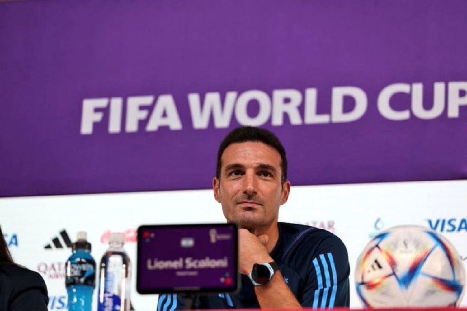 Scaloni: "El partido de mañana depende de nosotros; en eso es lo único que pensamos"