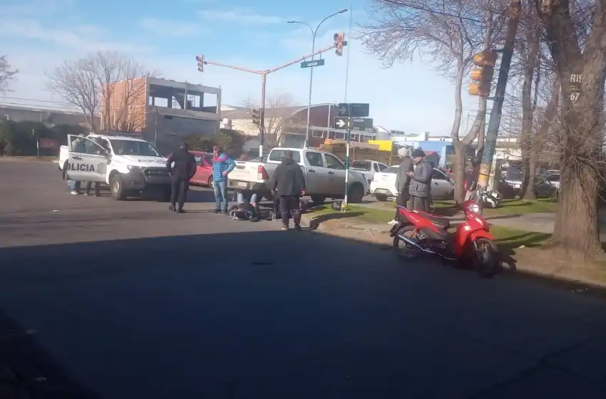 Choque en la avenida Champagnat