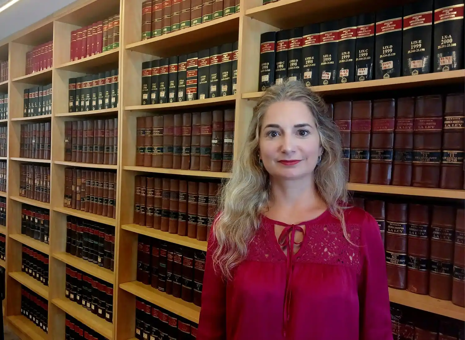 María Emilia Pedrone, coordinadora del Consultorio Jurídico Gratuito.