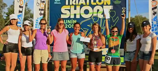 Palahi terminó sexto en  el Triatlón Ciudad de Junín	