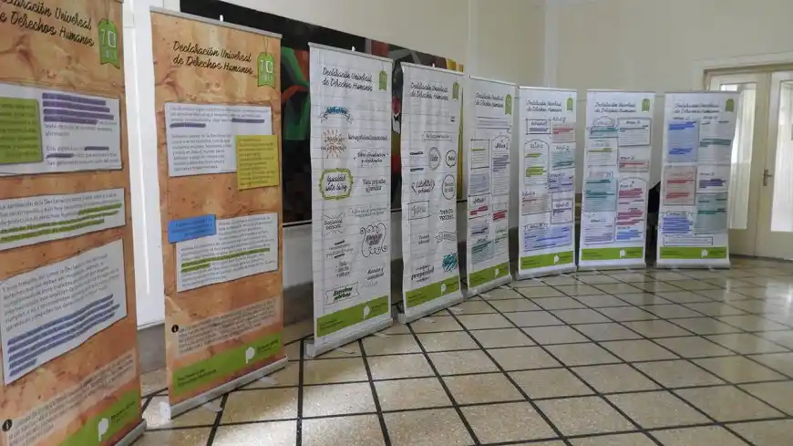 Muestra: Aniversario de la Declaración de los derechos humanos