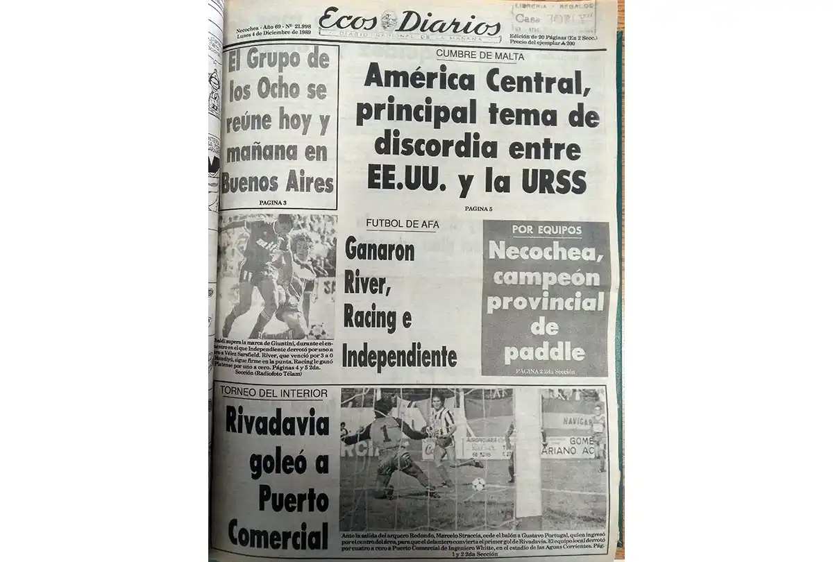 Lunes 4 de diciembre de 1989