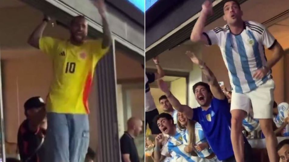 La escena se hizo viral en redes sociales.