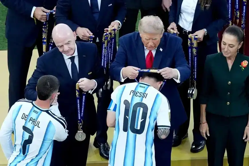 Messi y De Paul