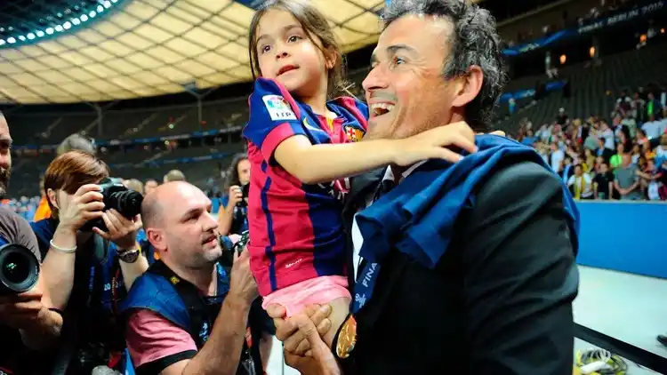Conmoción en el fútbol español: murió la hija de Luis Enrique