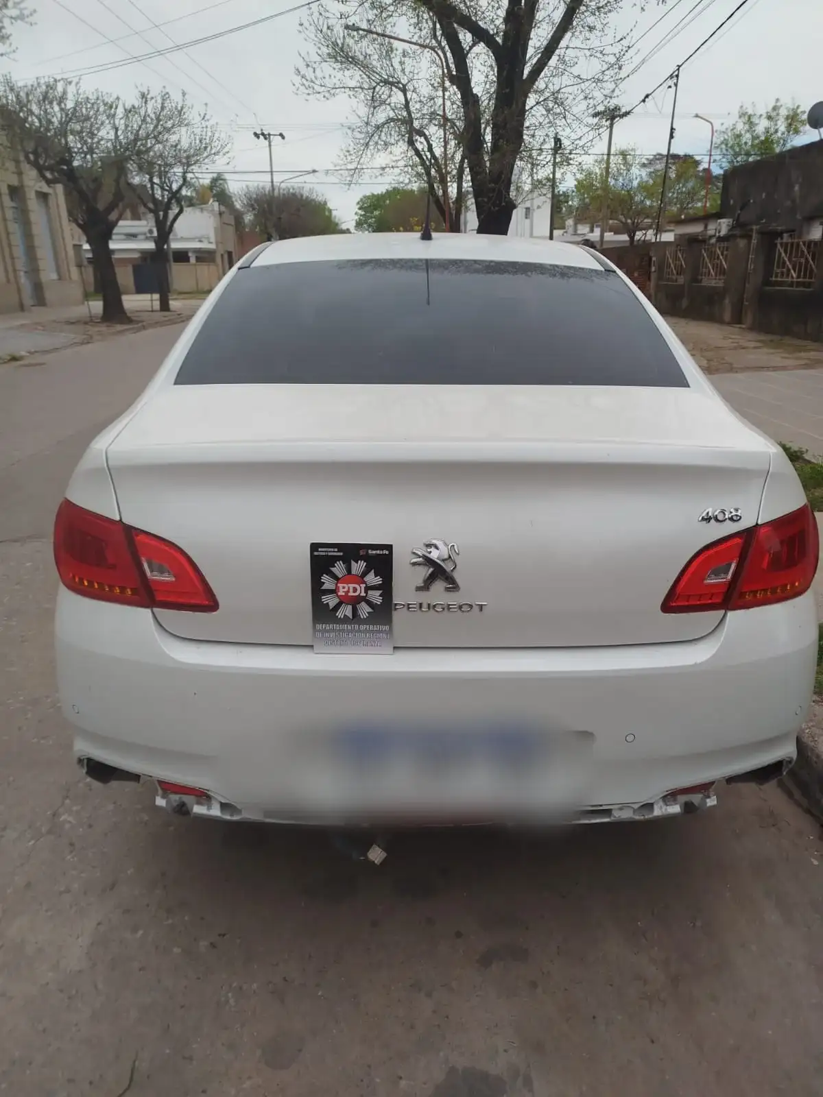 auto secuestrado
