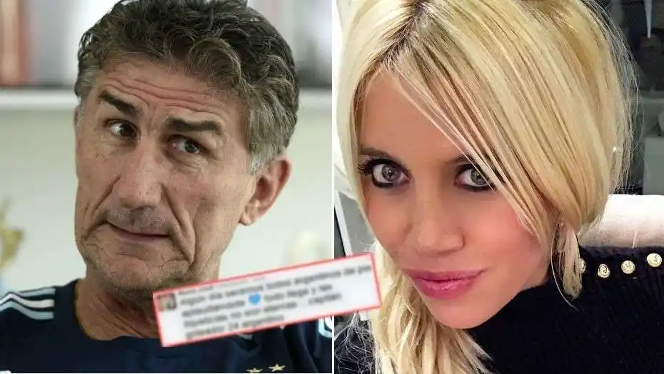 Wanda Nara, filosa en Twitter: apuntó contra Edgardo Bauza… ¡y lo borró!