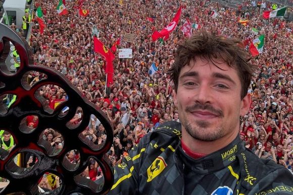 Leclerc desató una fiesta en Monza y Colapinto fue 12°