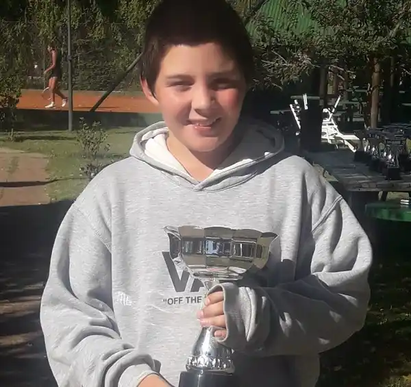 Faustino Otarán fue campeón en el Entrerriano de Menores