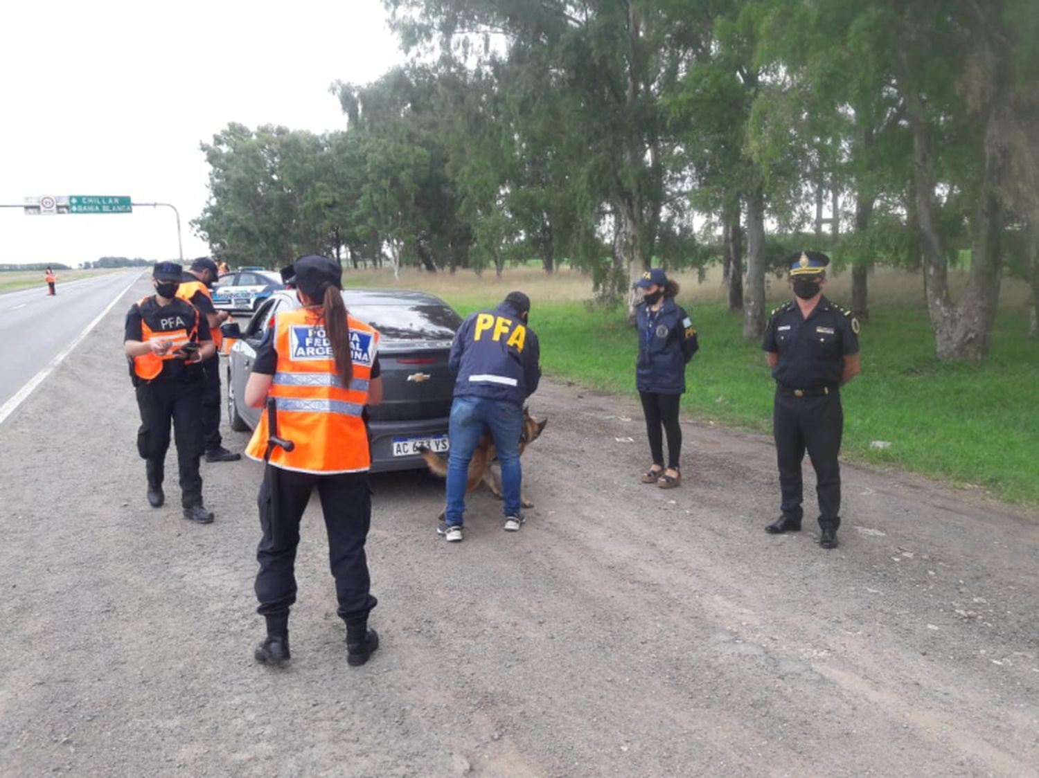 Importante despliegue de la policía Federal para operativos en las rutas bonaerenses