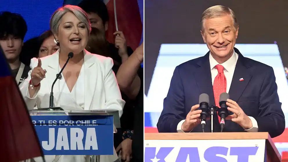 Jara y Kast se medirán en el balotaje por la presidencia de Chile