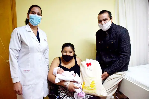 San Cayetano: Delfina, la primera bebé del 2021
