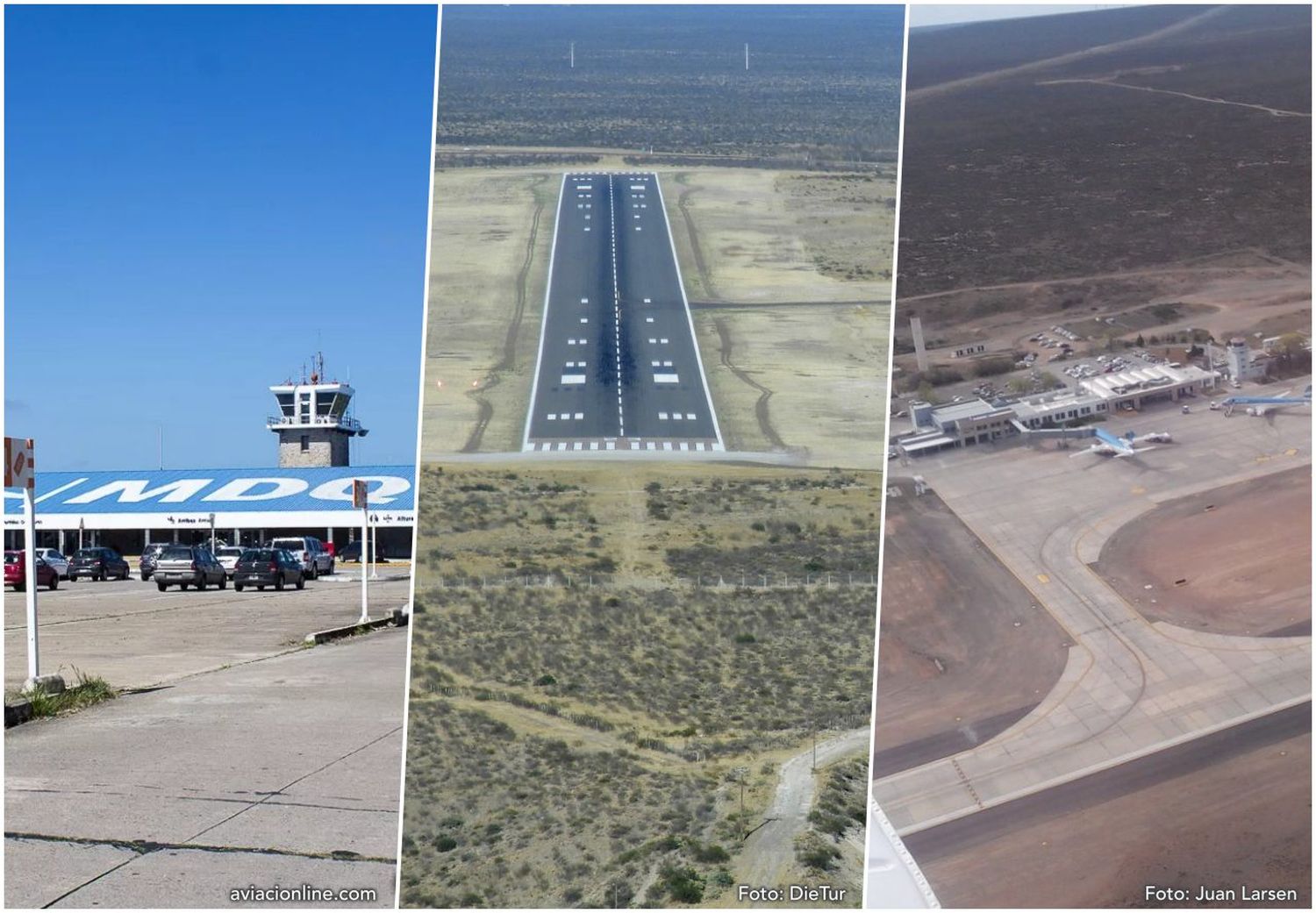 Nuevas cartas de aproximación satelital para los aeropuertos de Mar del Plata, Puerto Madryn y Trelew