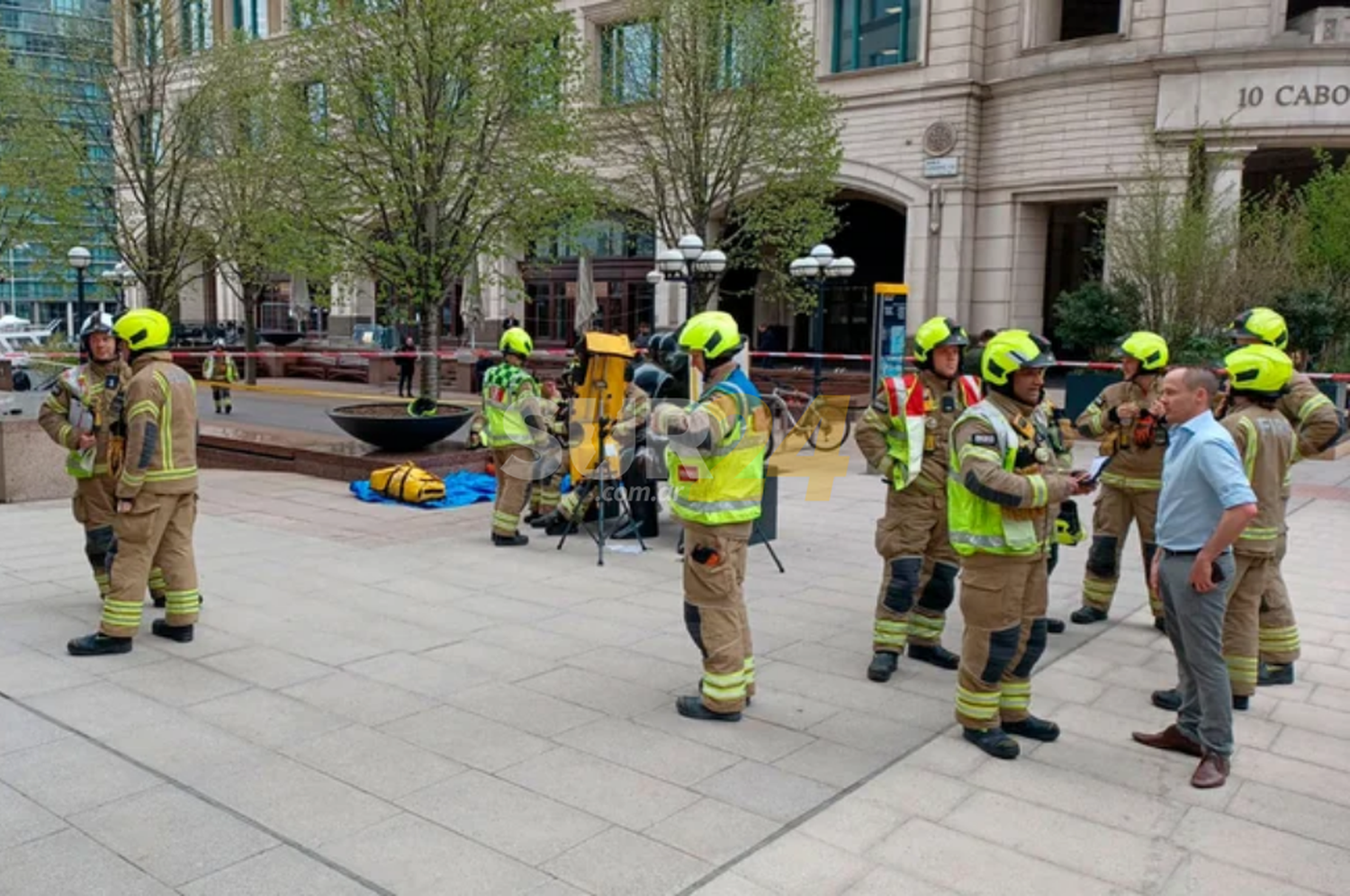 Londres: evacuaron a 900 personas por un “incidente químico”