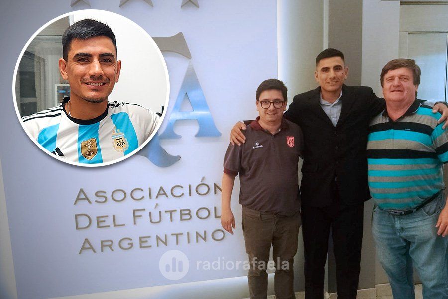 El rafaelino Leandro Aragno ya es árbitro de AFA: “Es un orgullo y una alegría para la liga”