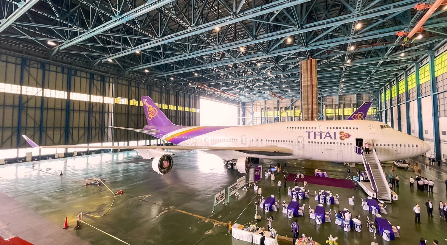 Thai Airways se despide de sus Boeing 747 en una ceremonia especial