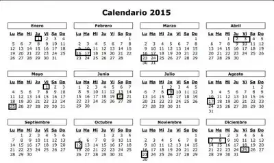 Cronograma de feriados: Habrá 10 fines de semana largo