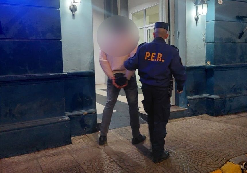 Un gualeguaychuense violó la prisión domiciliaria y terminó preso