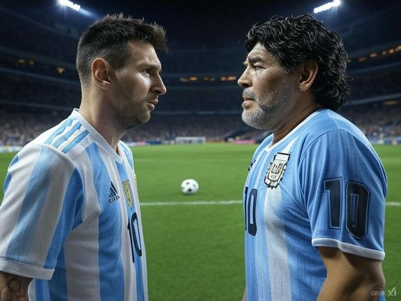 ¿Quién es mejor? ¿Messi o Maradona?: la IA ya tomó su decisión