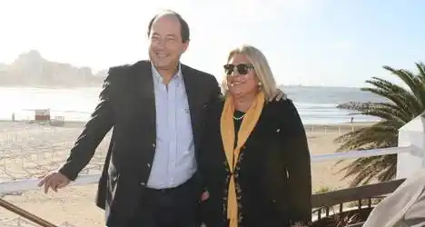Elecciones 2015: Con criticas al kirchnerismo, Carrió y Sanz desembarcaron en Mar del Plata