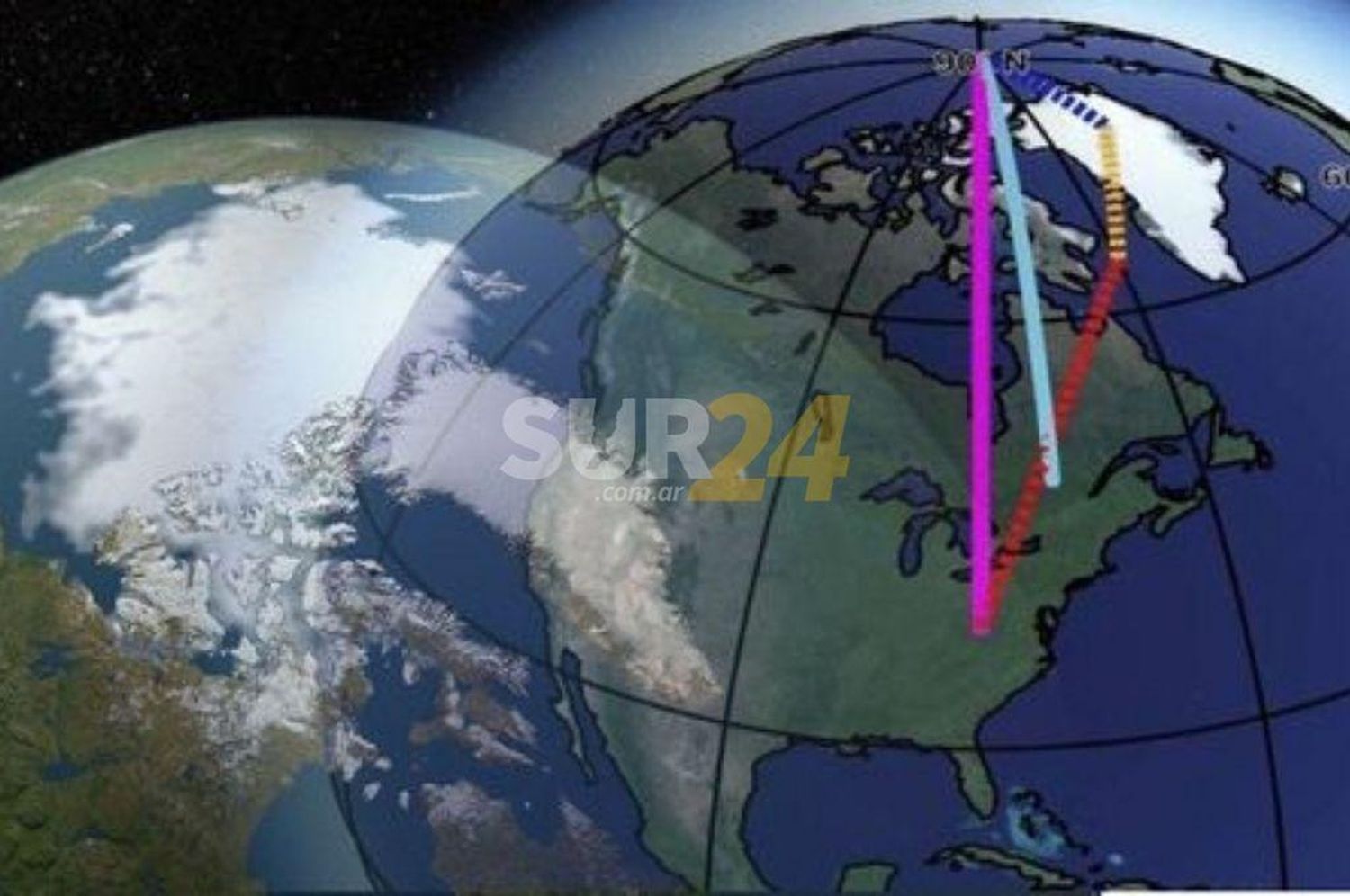 El eje de la Tierra ha cambiado debido al calentamiento global