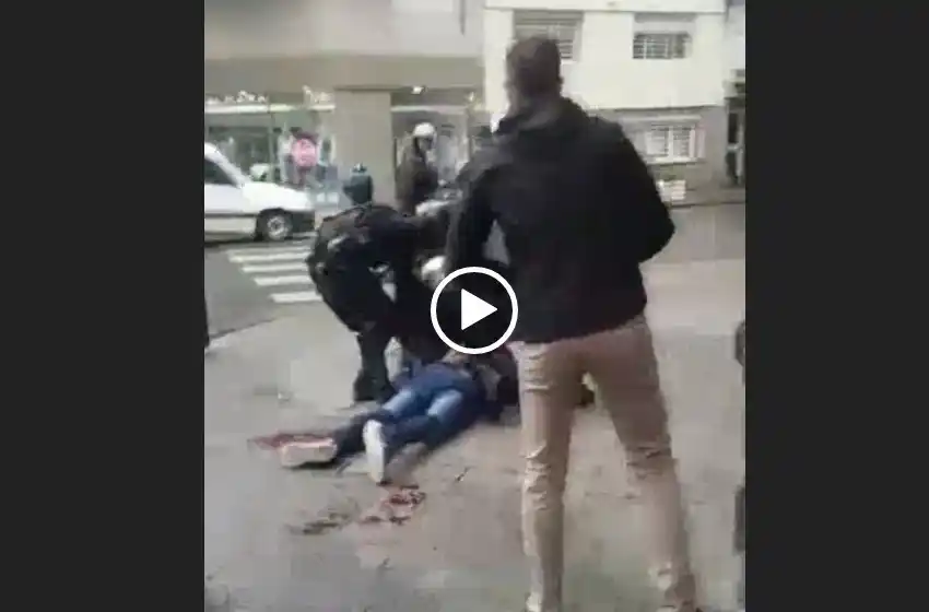 De película: los videos del tiroteo tras el robo en el quiosco de Italia y Zeballos