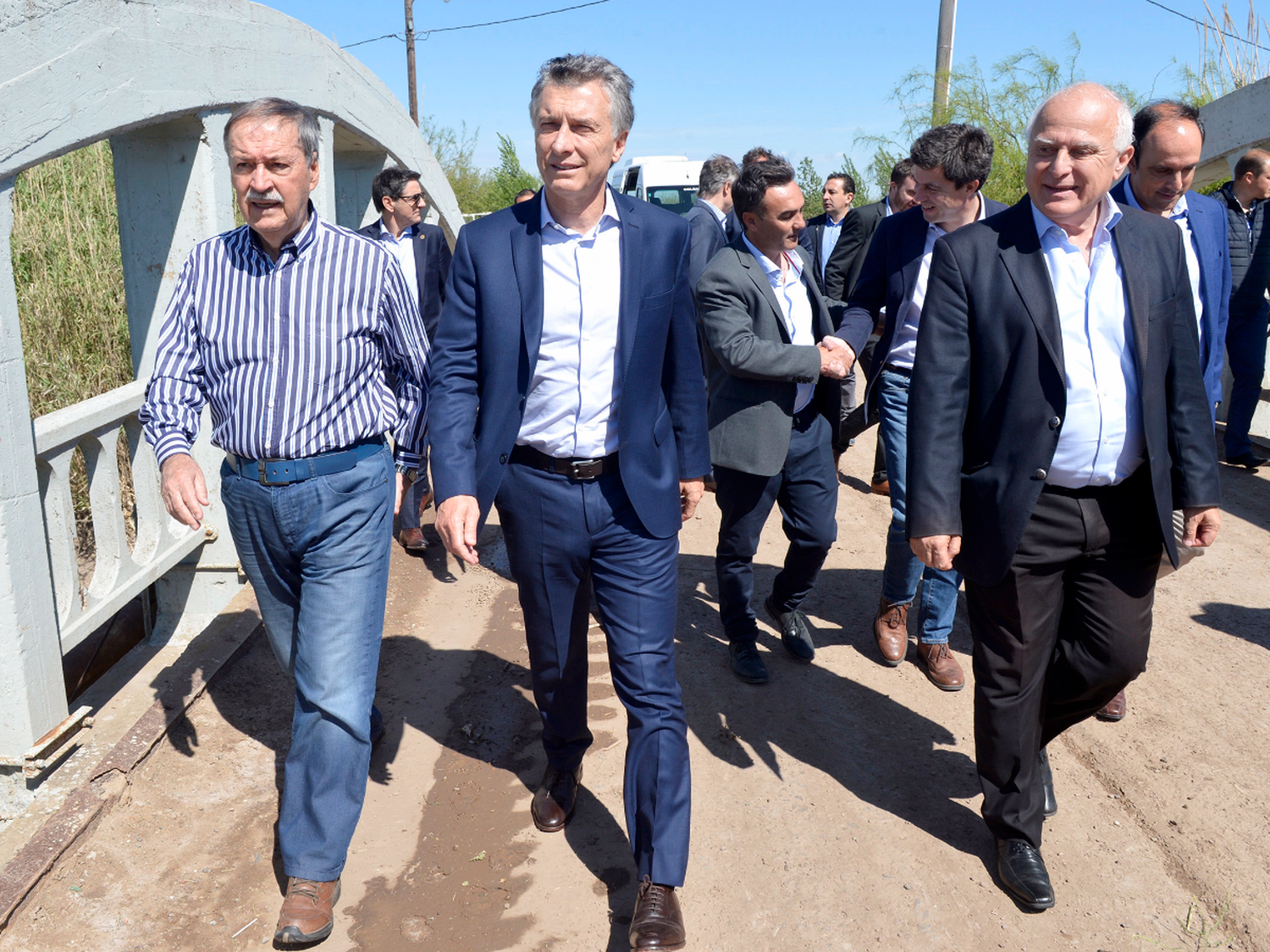 Macri: "Después de años de improvisación" comienzan obras  para que la lluvia no sea una "pesadilla"  