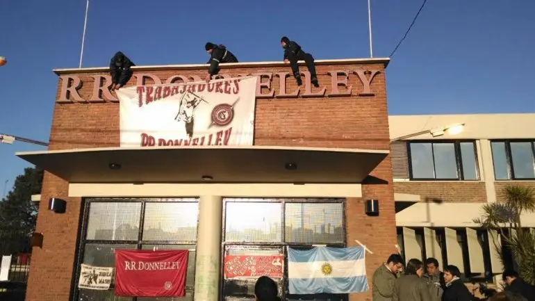 Conflicto Donnelley: Polémica por la aplicación de la Ley Antiterrorista