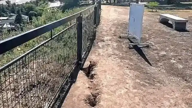 Diamante: los vecinos preocupados por un nuevo deslizamiento de las barrancas