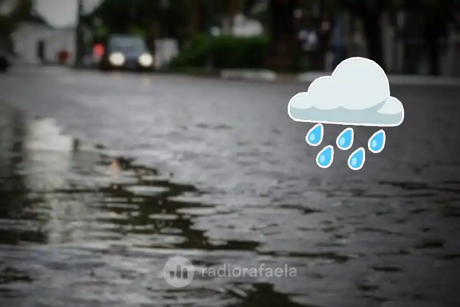 Pasados por agua: arrancamos la semana bajo Alerta Meteorológico por tormentas en Rafaela