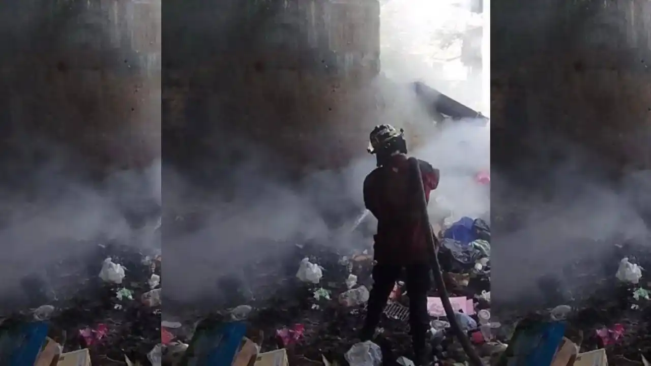 Bomberos hallaron cuerpo calcinado en vertedero de basura